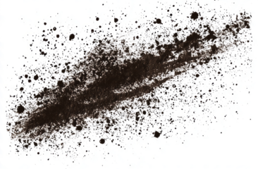 dirt and mud texture on a transparent background