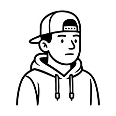 Obraz premium doodle character vector illustration
