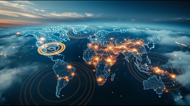 Worldwide Earthquake Warning Signals Internet System.