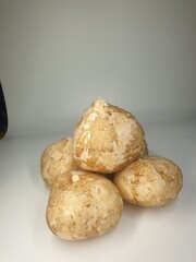 Pile of Jicama Roots A Fresh and Healthy Ingredient for Culinary Creations