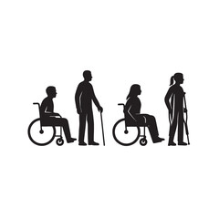 Disability Inclusion and Accessibility Vector Illustration Support for All Abilities