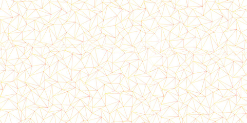 Fototapeta premium Abstract of simple golden line triangle pattern geometric background. Seamless geometric polygonal repeatable pattern swatch background, Trendy design vector background for web backdrop orpaper print.