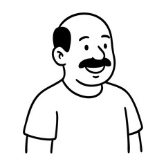 Obraz premium doodle character vector illustration