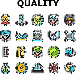 quality materials product icons set vector