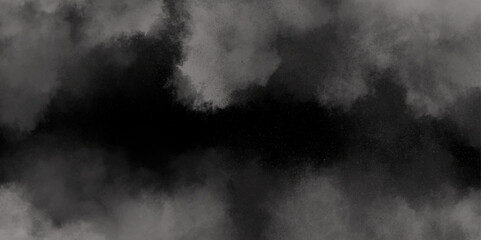 Abstract white and gray isolated cloud cumulus clouds. Gray aquarelle painted realistic fog or mist smoky textured canvas design. White and ash messy wall stucco texture background.	