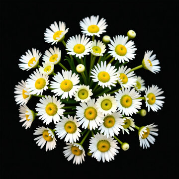 Ai genarate falower daisy, nature, desgine
