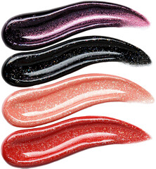 Obraz premium set of lip gloss glittering 