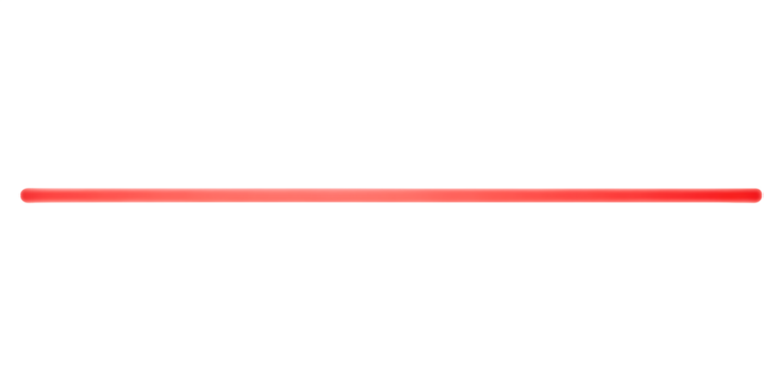 A single horizontal red line on a White background abstract design