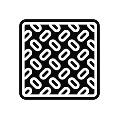 non slip grip glyph icon vector illustration