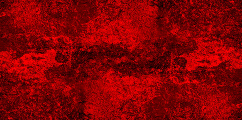 Abstract red grunge background with copy space. Dark red slate background toned classic color. old red color wall background texture. dirty rustic fire red texture.