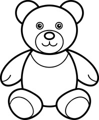 teddy bear vector illustration