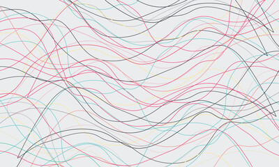 Colorful Wave Line