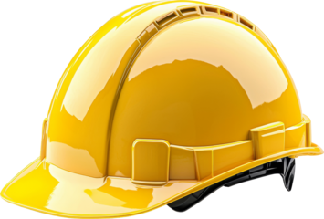 yellow hard hat