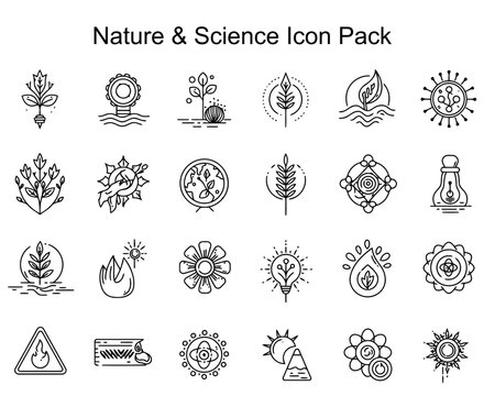 Nature & Science Icon Pack