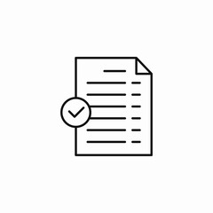document verified complete icon sign vector