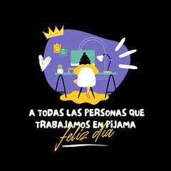 Funny Yellow Illustrated Instagram Post for International Workers' Day – Labor Day Design

