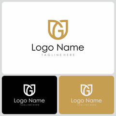 vector logo G. logo template