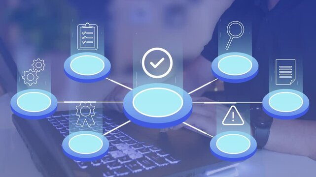 Standard quality control certification assurance concept, checkbox icon of guarantee