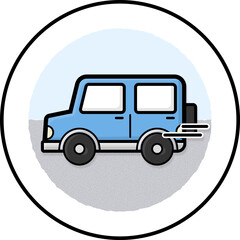 Land Transport Icons