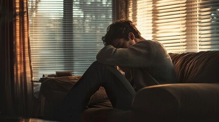 Pensive Young Man