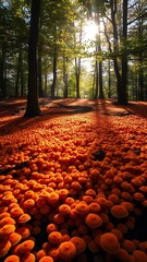 Mushroom Forest in Autumn
