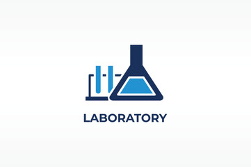LABORATORY vector, icon or logo sign isolated symbol illustration