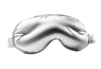 sleep mask isolated on transparent background