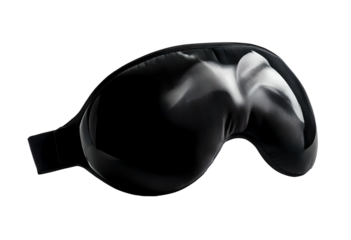 sleep mask isolated on transparent background