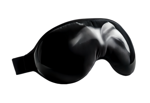 sleep mask isolated on transparent background