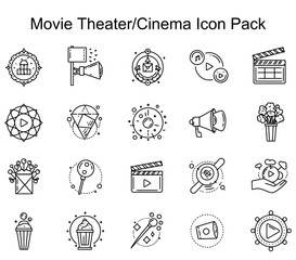 Movie Theater/Cinema Icon Pack