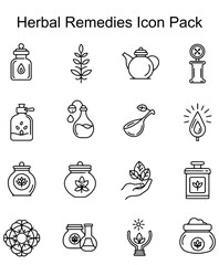 Herbal Remedies Icon Pack