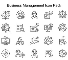 Business Management Icon Pack