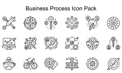 Business Process Icon Set