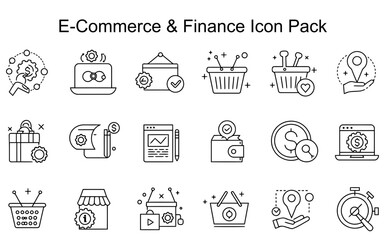 E-Commerce & Finance Icon Pack