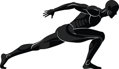 Minimalist Fitness Workout Vector