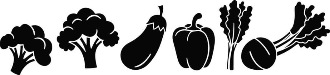 Minimalist Vegetable Vector Illustration
