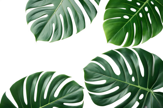 seamless pattern with green leaves