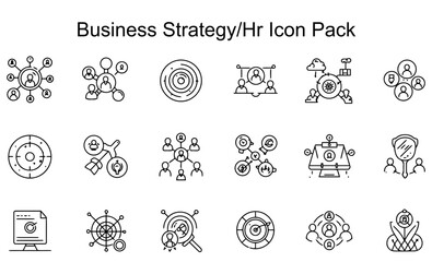 Business Strategy/HR Icon Pack