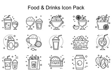 Food & Drinks Icon Pack