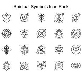 Spiritual Symbols Icon Pack