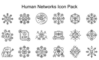 Human Networks Icon Pack