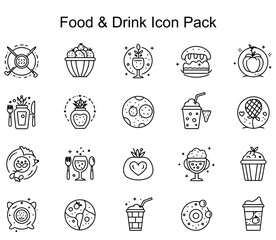 Cute Food & Drink Icons