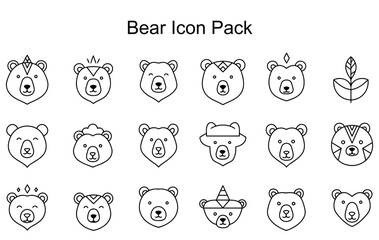 Bear Icon Pack