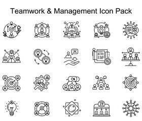 Teamwork & Management Icon Pack