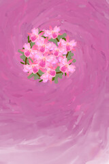 pink  orchid background 