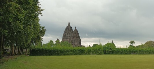 prambana ancient hindu stone temple in java indonesia © Christian Bannard