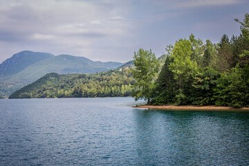 Fototapeta premium Secrets of the Drina: Where the soul rests 