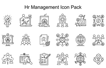 Hr Management Icons