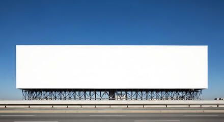 A big billboard advertising space.