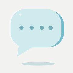 Obraz premium Speech Bubble with Ellipses